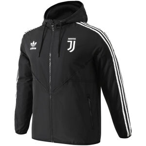 Mens Juventus All Weather Windrunner Jacket Black 2025/26