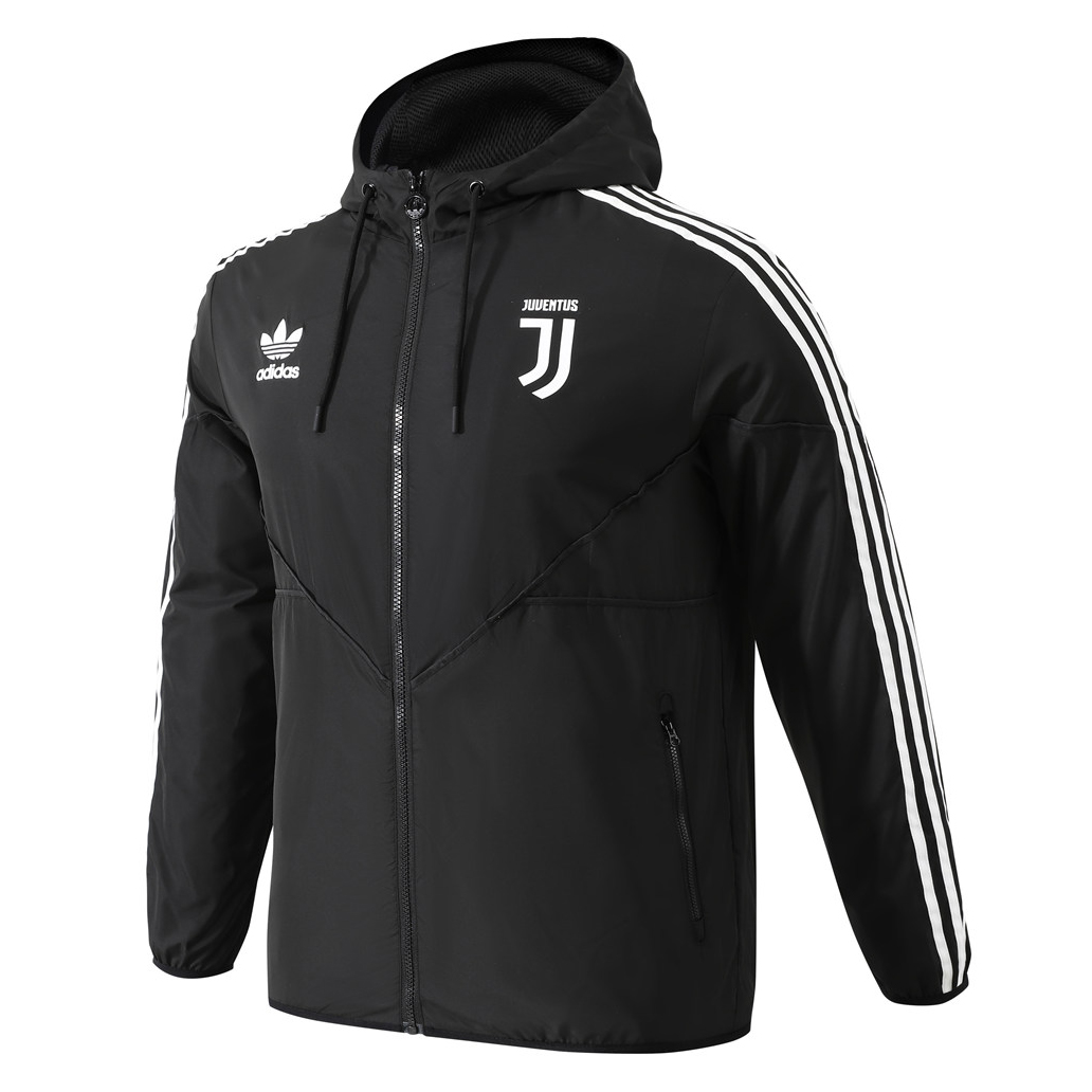Mens Juventus All Weather Windrunner Jacket Black 2025/26