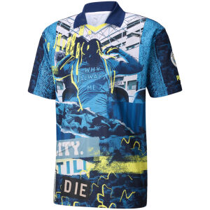Mens Manchester City FtblNrgy+ Retro Blue Jersey 2025/26