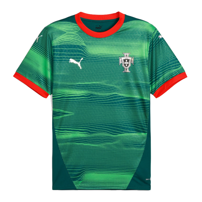 Mens Portugal Pre-Match Short Training Green Jersey 2025
