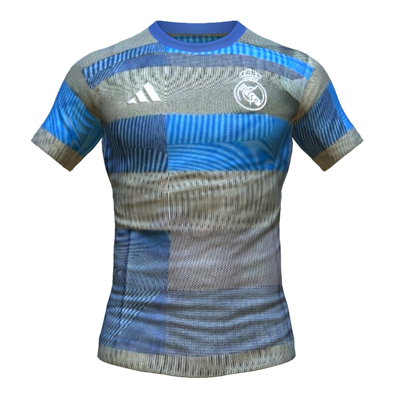 Mens Real Madrid Short Training Blue Jersey 2025/26