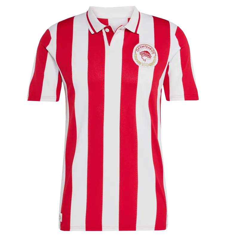 Olympiacos F.C. Soccer Jerseys 100th anniversary  2025/26