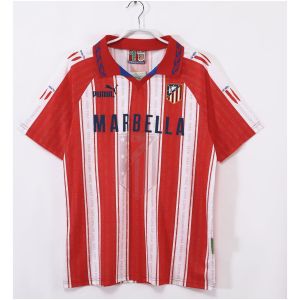 Mens Atletico Madrid Retro Home Jersey 1995/96