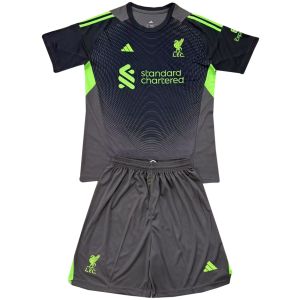 Kids Liverpool Goalkeeper Black Jersey 2025/26