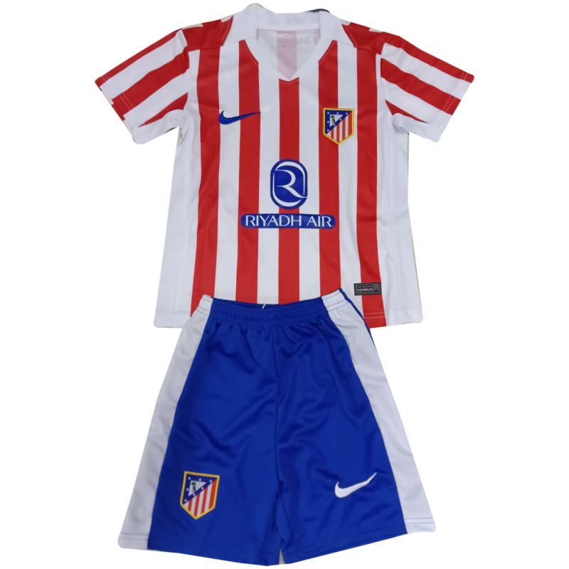Kids Atletico Madrid Home Jersey 2025/26
