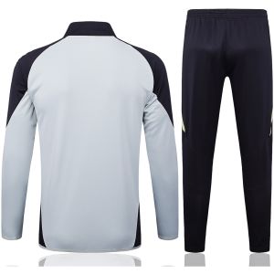 Mens Juventus Jacket + Pants Training Suit Light Grey 2025/26
