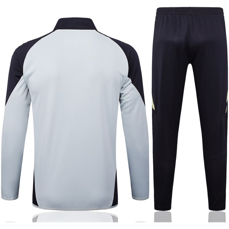 Mens Juventus Jacket + Pants Training Suit Light Grey 2025/26