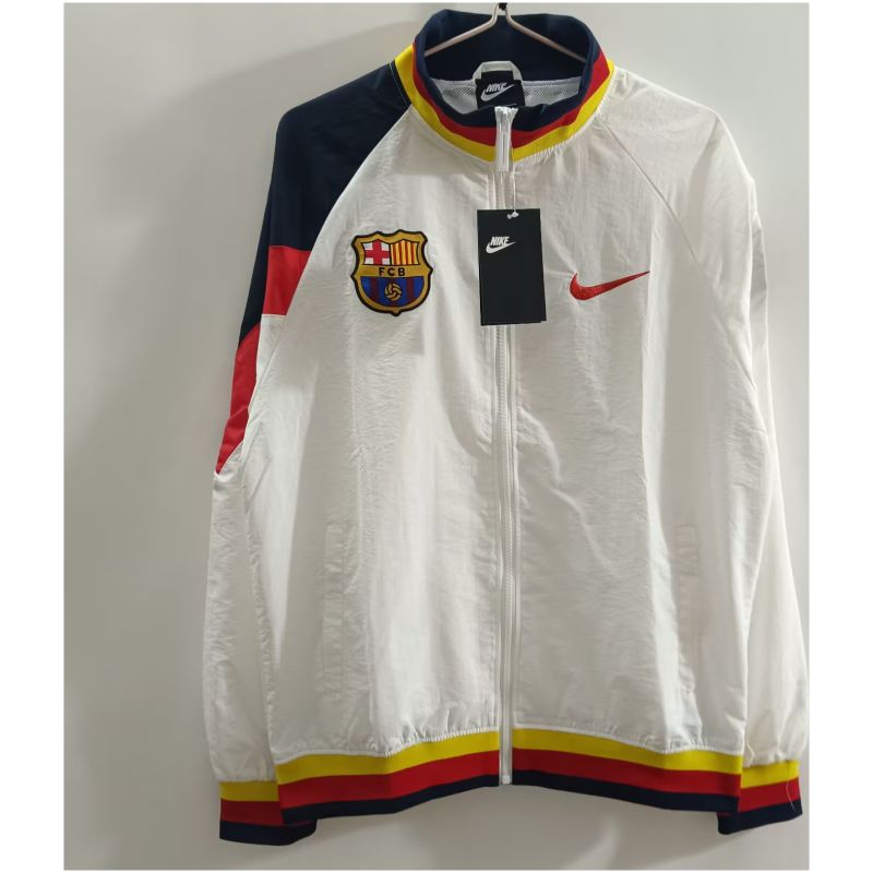 Mens Barcelona All Weather Windrunner Jacket White Classic