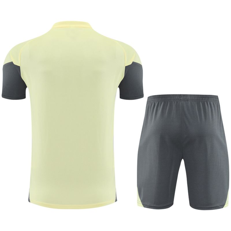 Mens Real Madrid Short Training Suit Yellow 2025/26