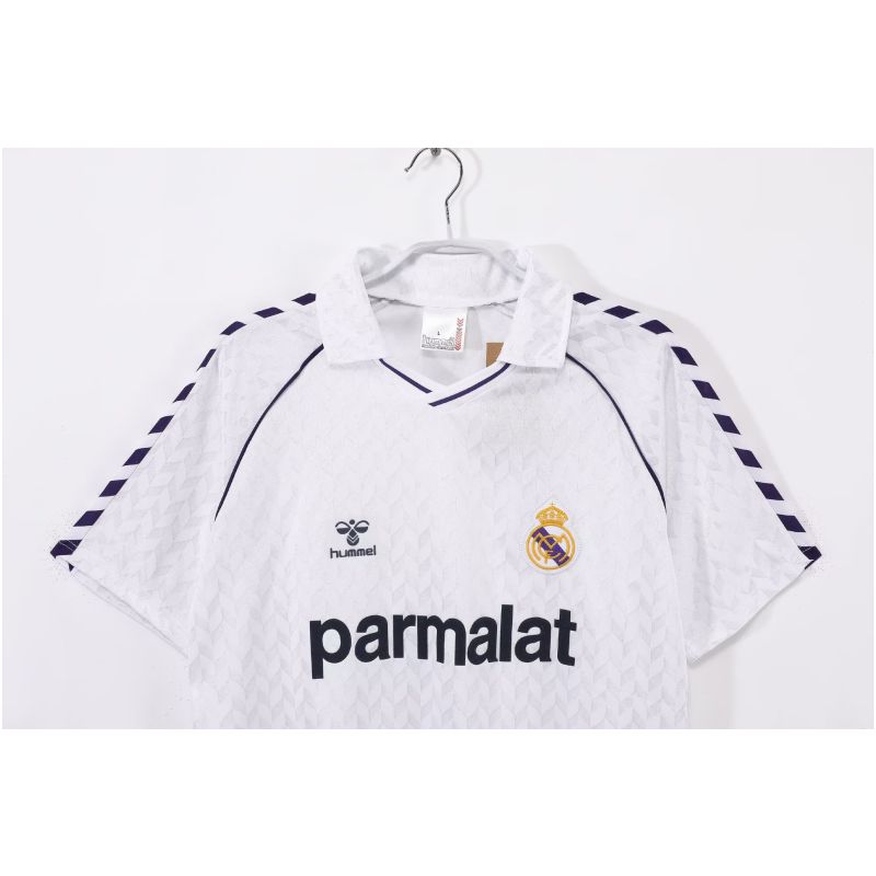 Mens Real Madrid Retro Home Jersey 1986/87