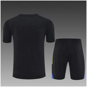 Kids Manchester United Short Training Suit Black 2025/26