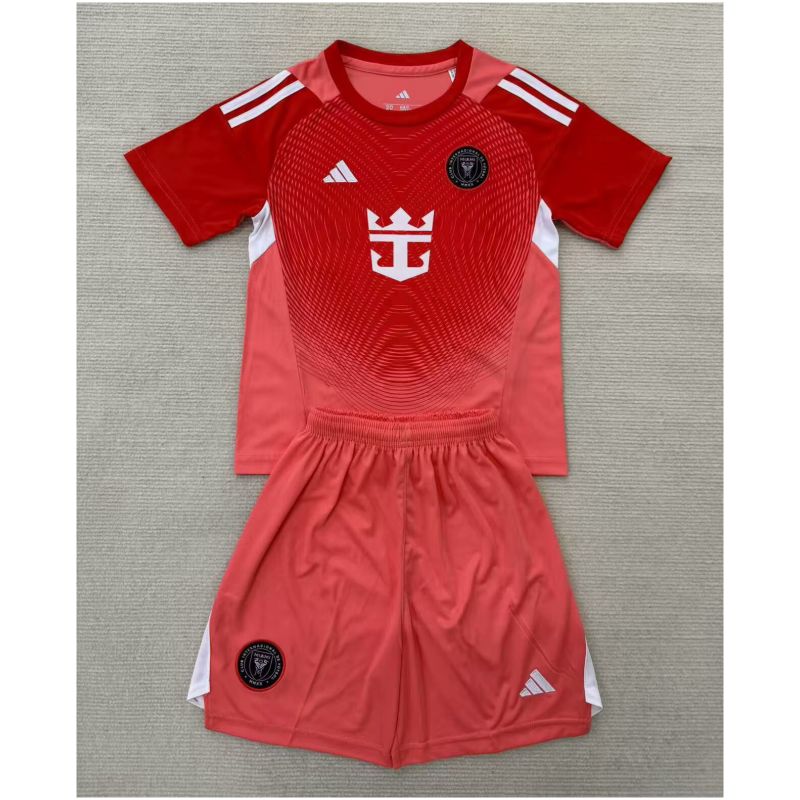 Kids Inter Miami C.F. Goalkeeper Orange Jersey 2025/26