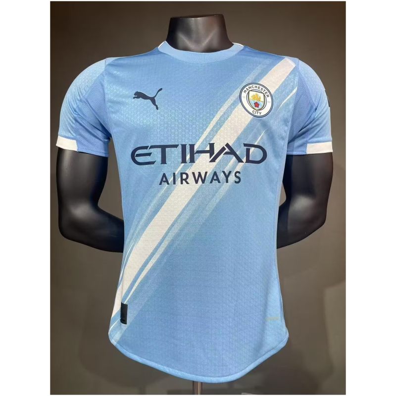 Mens Manchester City Home Authentic Jersey 2025/26 – Match
