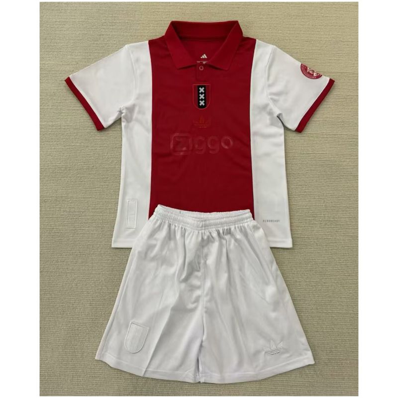 Kids Ajax 125th Years Red Jersey 2025