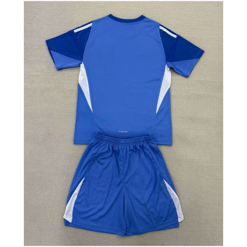Kids Manchester United Goalkeeper Blue Jersey 2025/26
