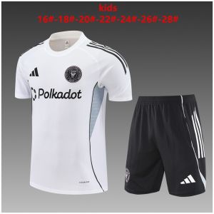 Kids Inter Miami C.F. Short Training Suit White 2025/26