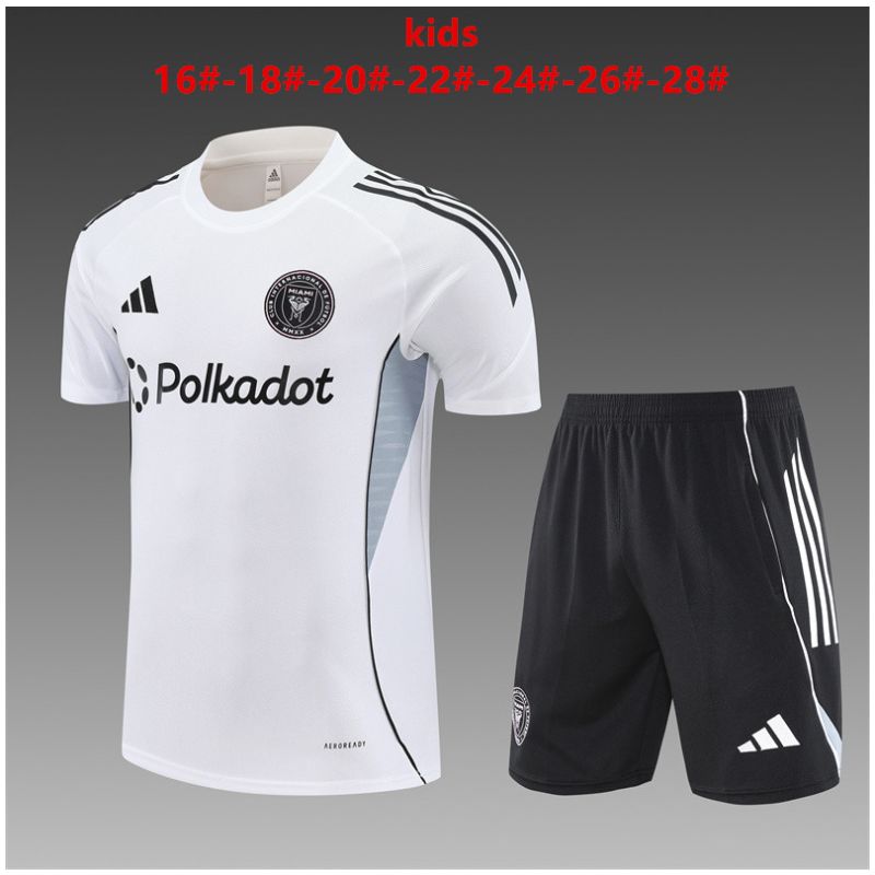 Kids Inter Miami C.F. Short Training Suit White 2025/26