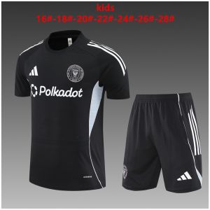 Kids Inter Miami C.F. Short Training Suit Black 2025/26