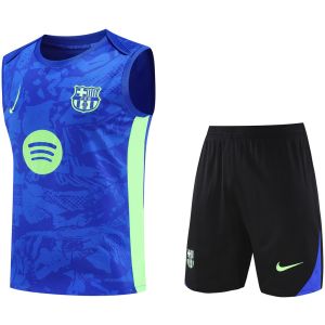 Mens Barcelona Singlet Suit Blue 2025/26