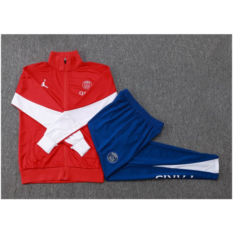 Kids PSG x Jordan Jacket + Pants Training Suit Red 2025/26