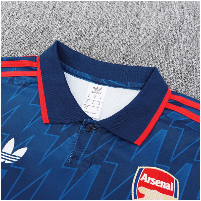 Mens Arsenal Polo Shirt Royal 2025/26