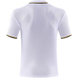 Mens Real Madrid Polo Shirt White – Gold 2025/26