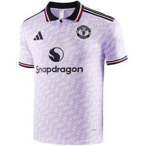 Mens Manchester United Polo Shirt White 2025/26