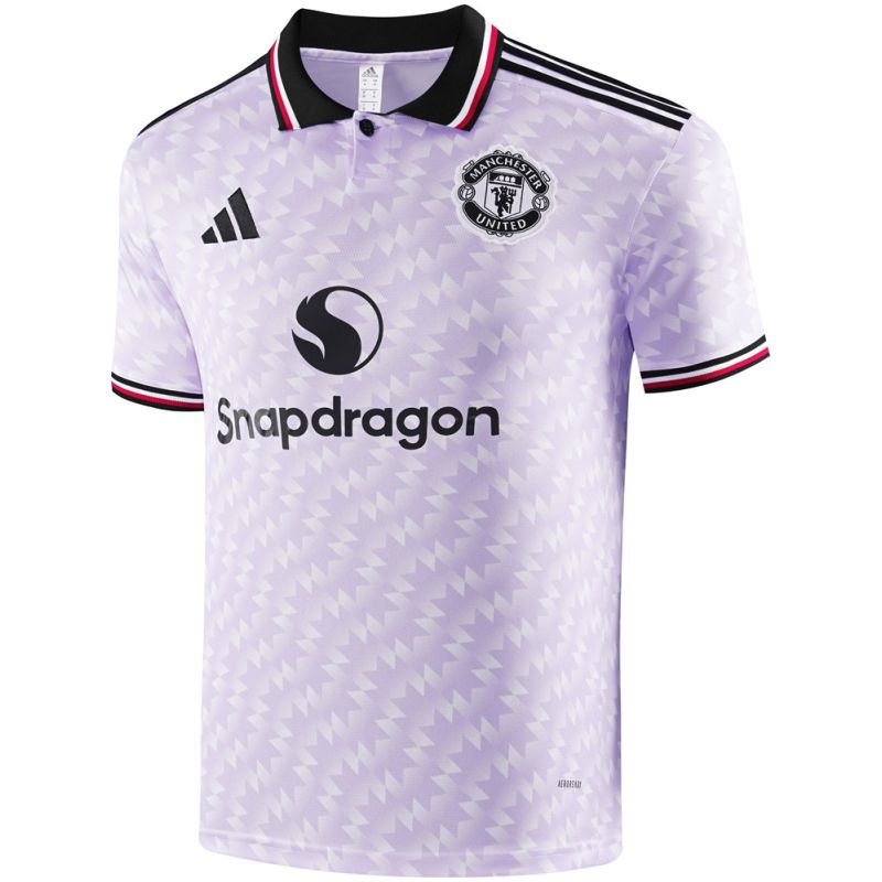 Mens Manchester United Polo Shirt White 2025/26