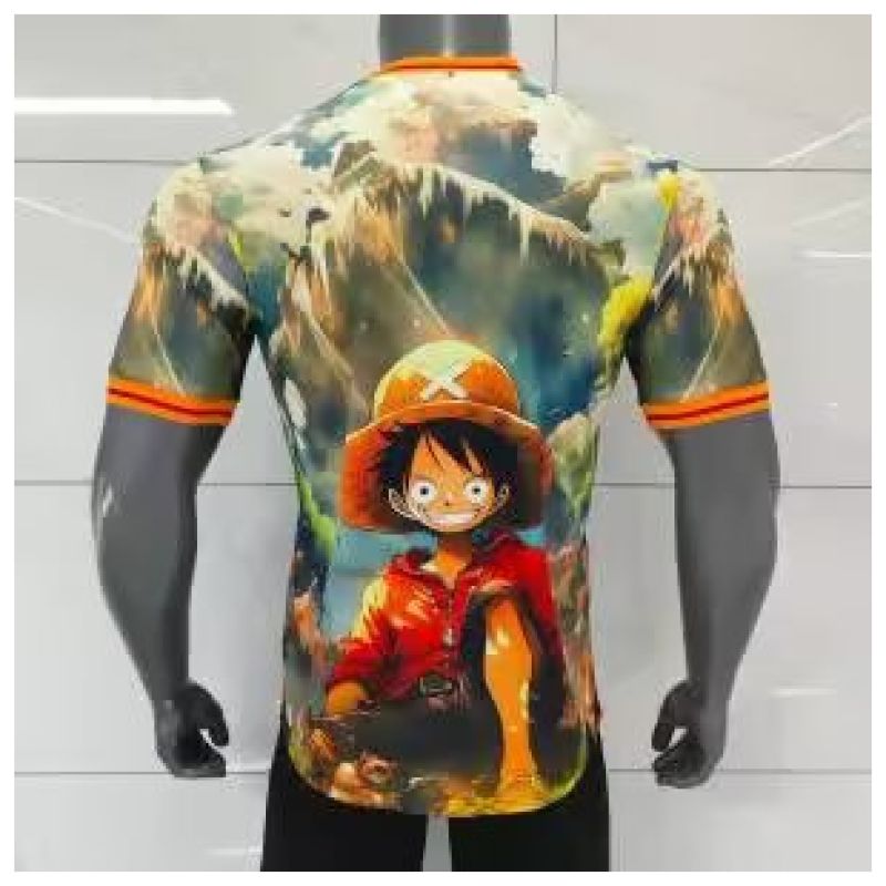 Mens Japan Special Edition King of Pirates Luffy Green Jersey 2025