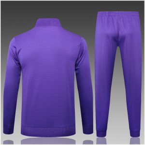 Kids Real Madrid Jacket + Pants Training Suit Purple 2025/26
