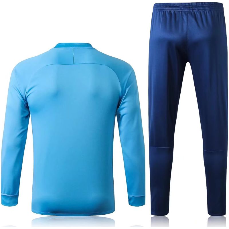 Mens Barcelona Jacket + Pants Training Suit Light Blue 2025/26
