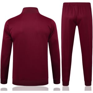 Mens Bayern Munich Jacket + Pants Training Suit Burgundy 2025/26