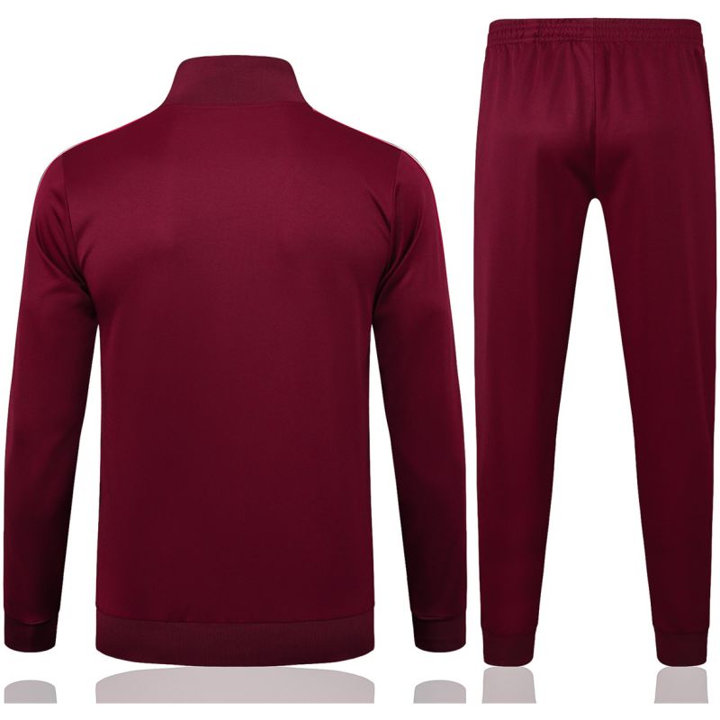 Mens Bayern Munich Jacket + Pants Training Suit Burgundy 2025/26