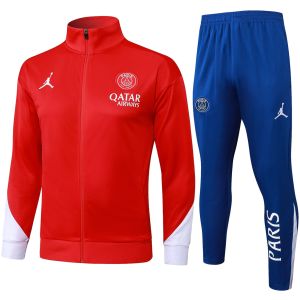 Mens PSG x Jordan Jacket + Pants Training Suit Red 2025/26