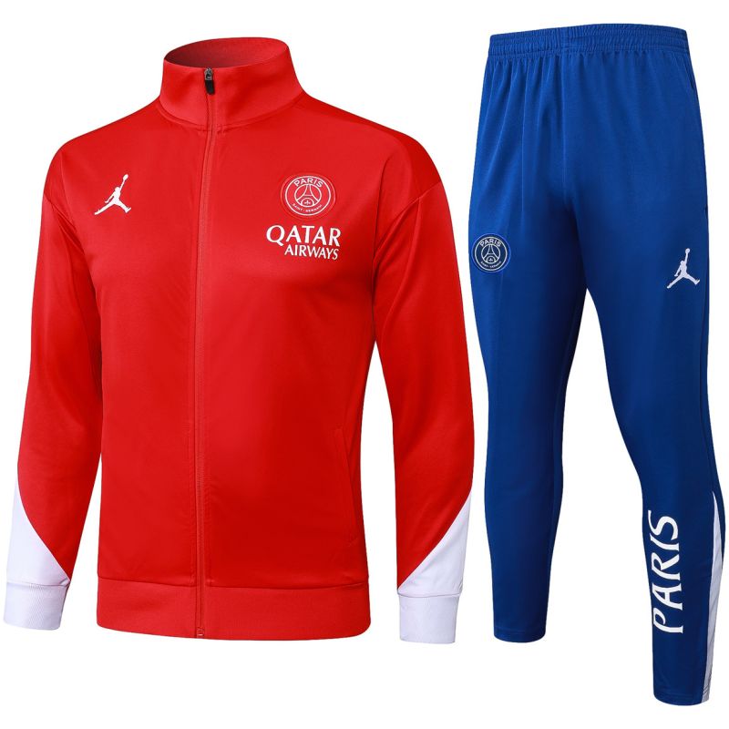 Mens PSG x Jordan Jacket + Pants Training Suit Red 2025/26