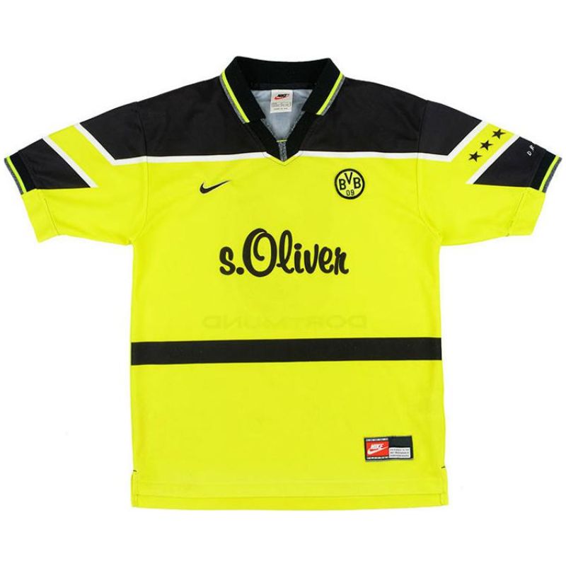 Mens Borussia Dortmund Retro Home Jersey 1997