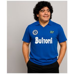 Mens Napoli Retro Home Jersey 1985/86