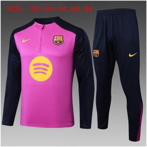 Kids Barcelona Training Suit Purple 2025/26