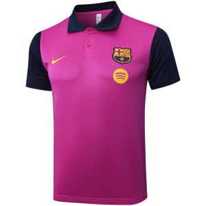 Mens Barcelona Polo Shirt Purple 2025/26