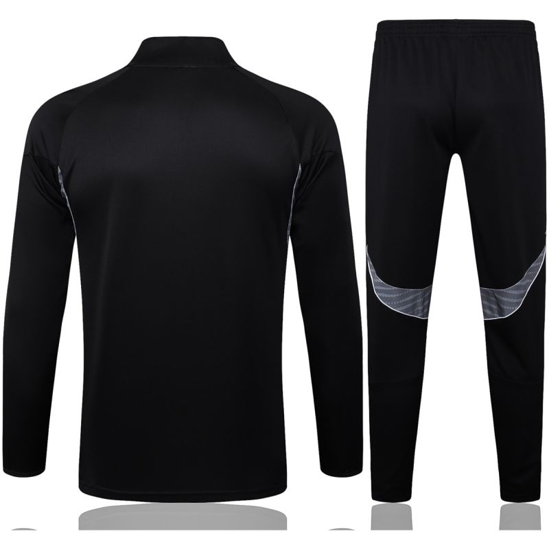 Mens Real Madrid Training Suit Black 2025/26
