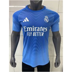 Mens Real Madrid Goalkeeper Blue Jersey 2025/26