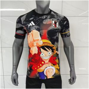 Mens Japan Special Edition King of Pirates Luffy Black Jersey 2025