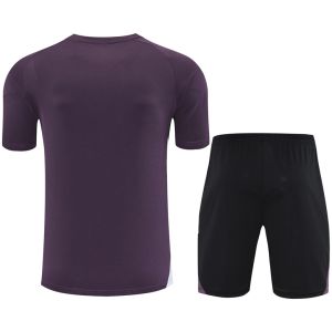 Mens Manchester United Short Training Suit Purple 2025/26