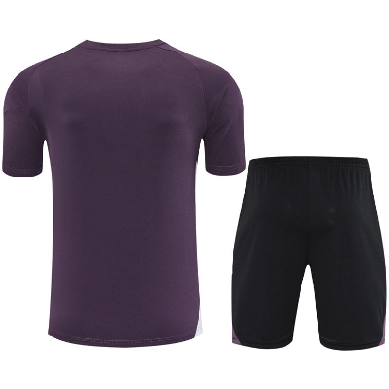 Mens Manchester United Short Training Suit Purple 2025/26