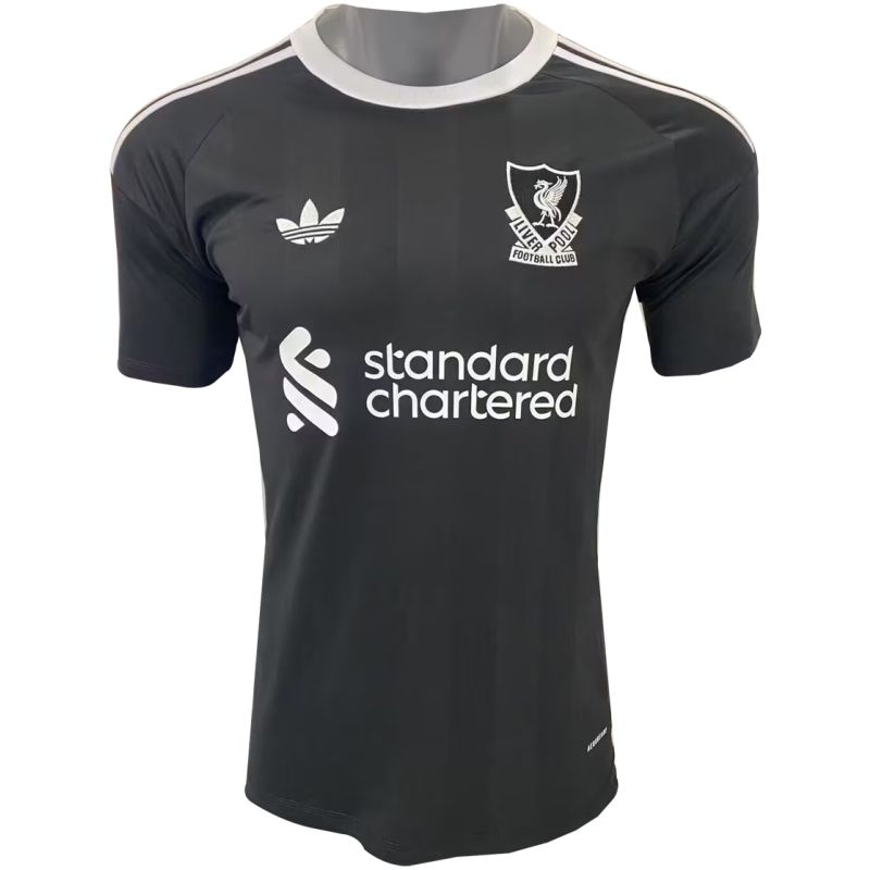 Mens Liverpool Goalkeeper Black Jersey 2025/26