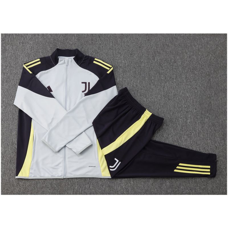 Kids Juventus Jacket + Pants Training Suit Grey 2025/26