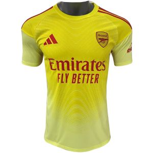 Mens Arsenal Goalkeeper Yellow Jersey 2025/26