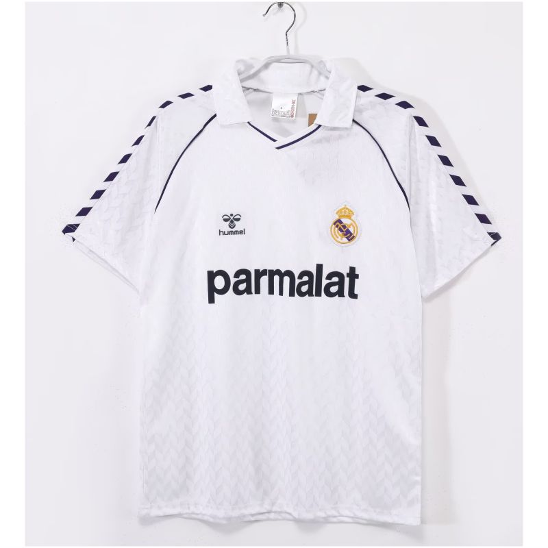 Mens Real Madrid Retro Home Jersey 1986/87