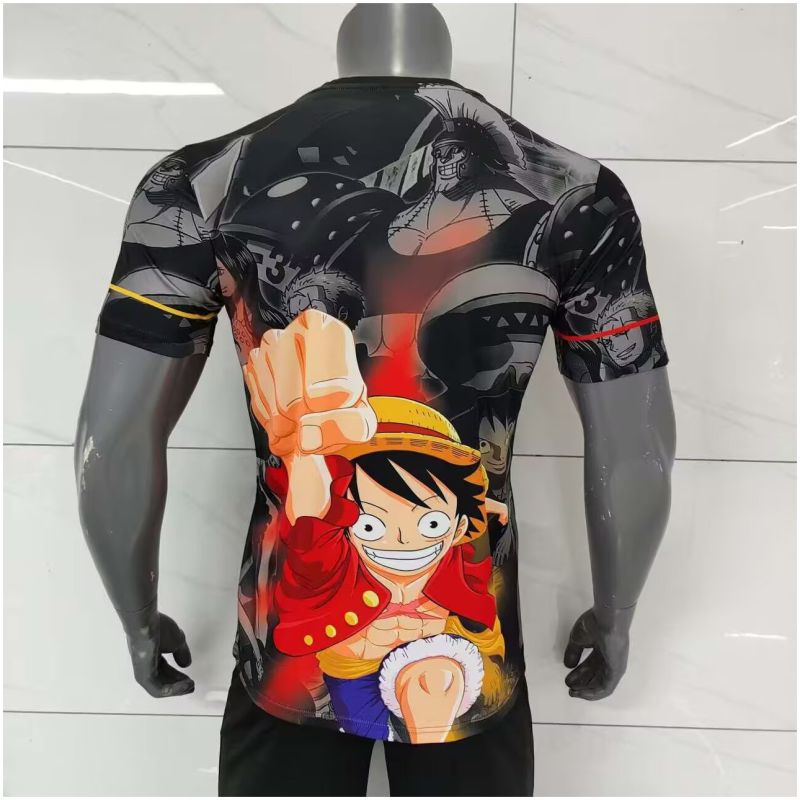 Mens Japan Special Edition King of Pirates Luffy Black Jersey 2025