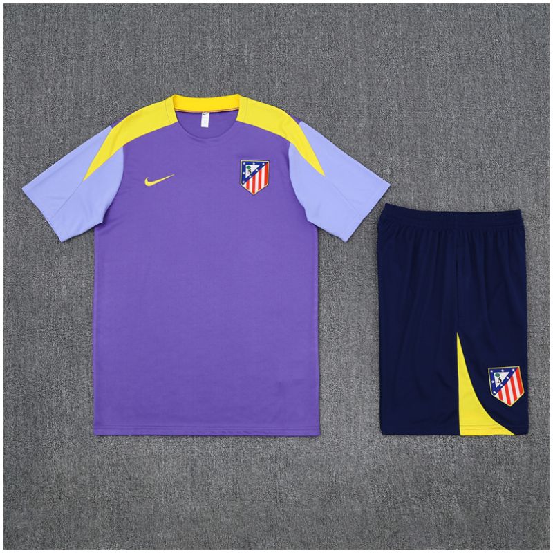 Kids Atletico Madrid Short Training Suit Purple 2025/26
